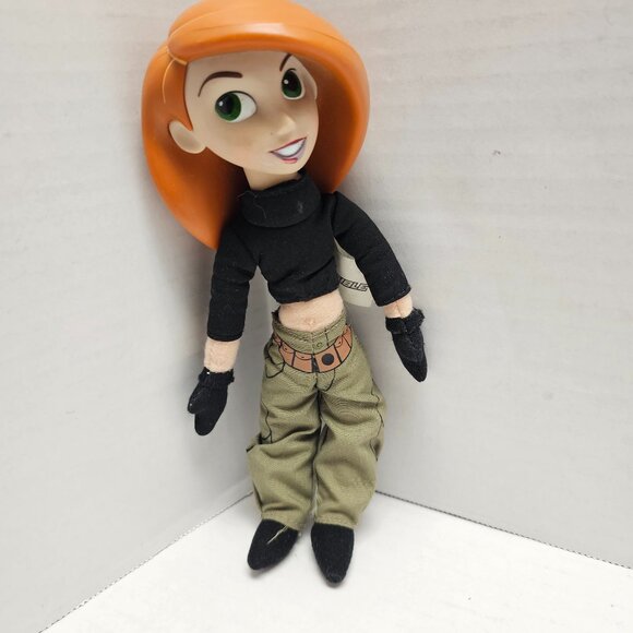 Vintage Collectable Disney Kim Possible Soft Poseable Plush Rubber Face Doll 8" - Picture 1 of 11